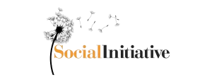 "Social Initiative" with a dandelion in the background.